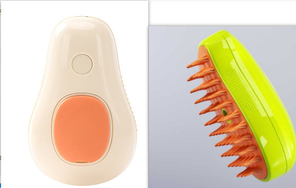 Avocado Steam Cat Brush - Gentle Grooming & Relaxing Massage