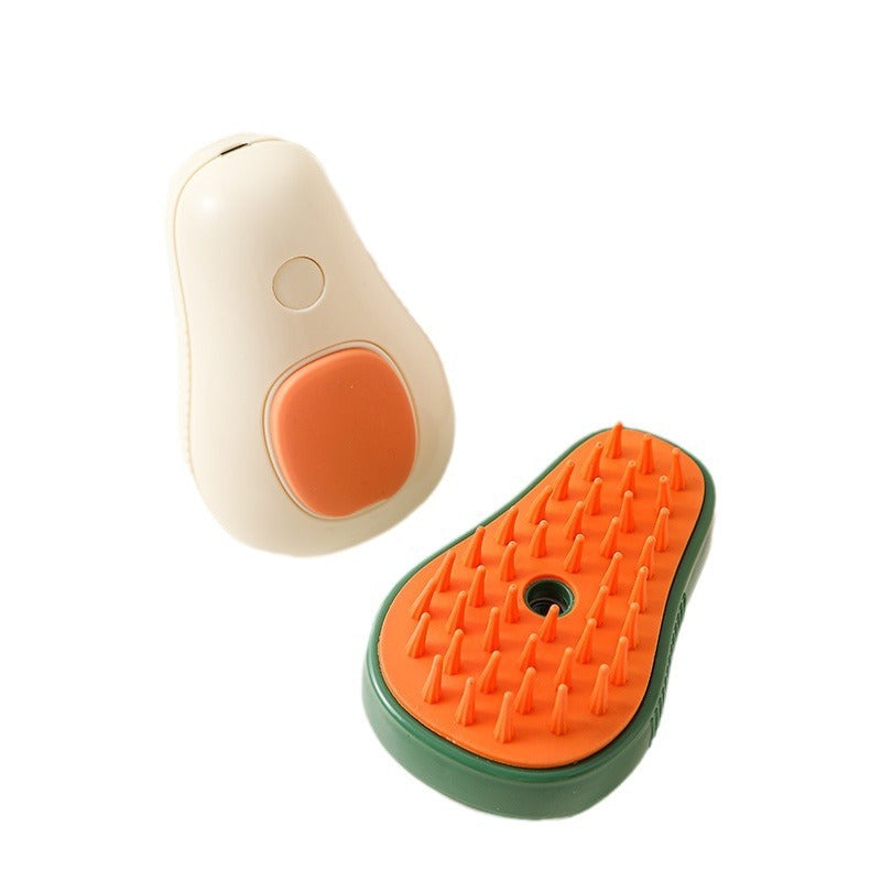 Avocado Steam Cat Brush - Gentle Grooming & Relaxing Massage