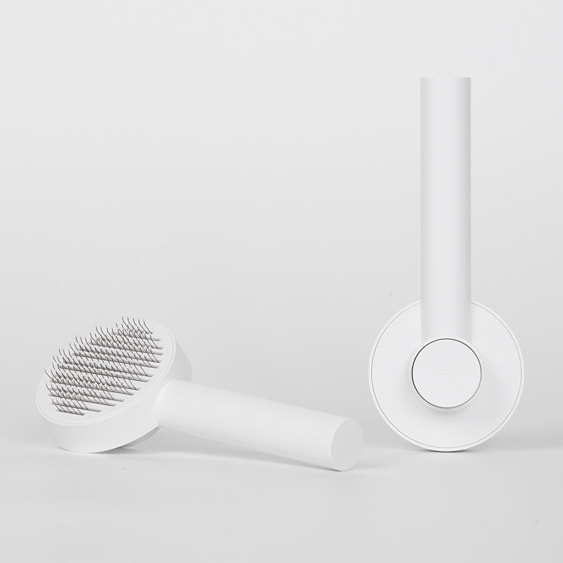 Self-Cleaning Pet Comb - Gentle Grooming for Happy Cats & Dogs
