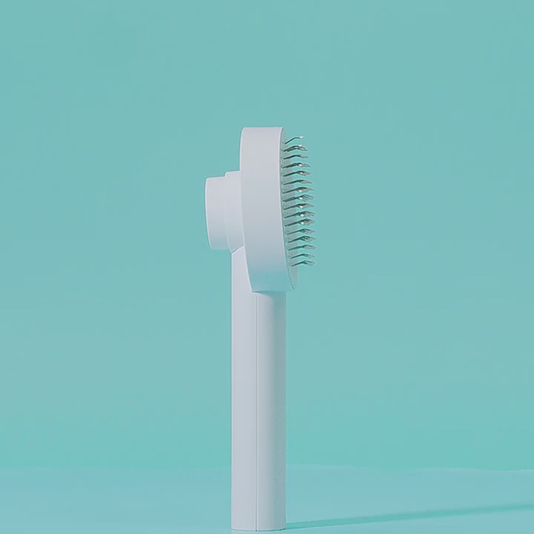 Self-Cleaning Pet Comb - Gentle Grooming for Happy Cats & Dogs