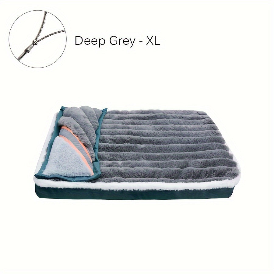 Memory Foam Dog Bed - Relaxing Comfort, Easy to Wash