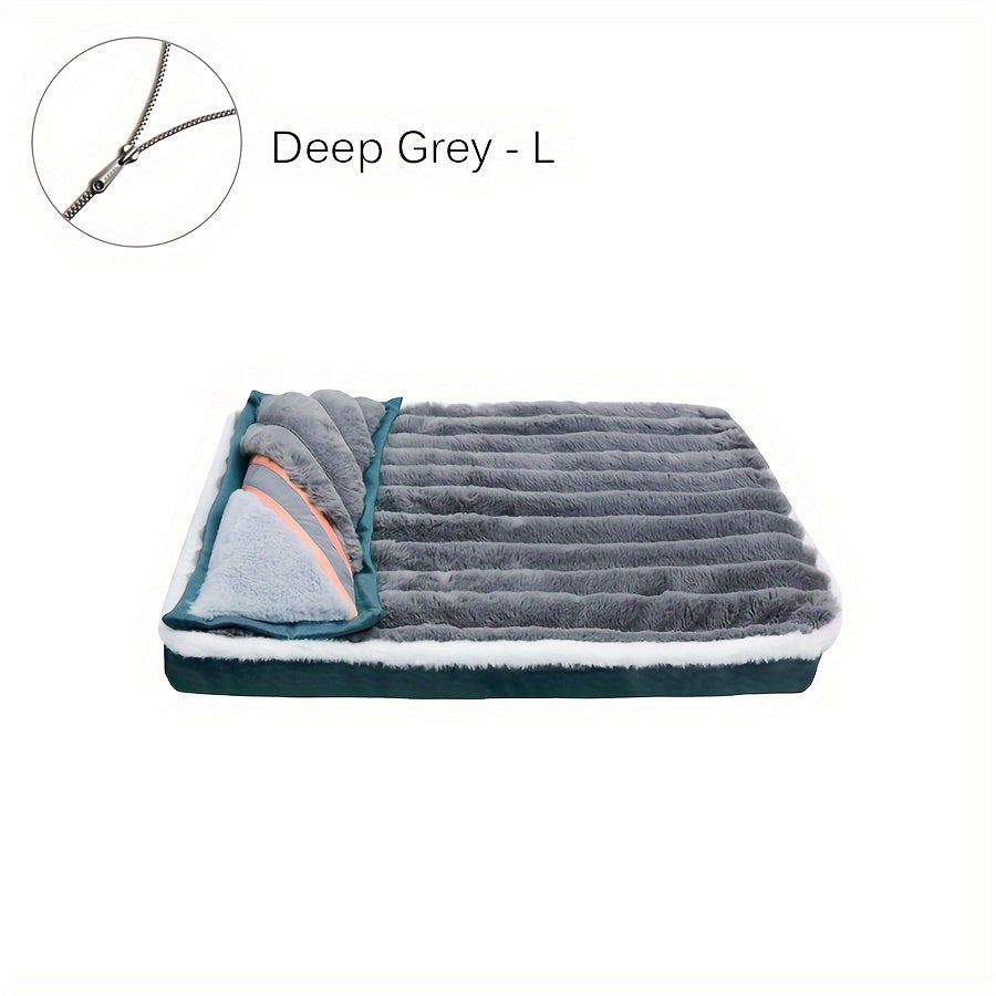 Memory Foam Dog Bed - Relaxing Comfort, Easy to Wash
